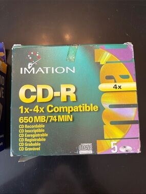 Imation CD-R 650MB 1x-4x Compatible Pack